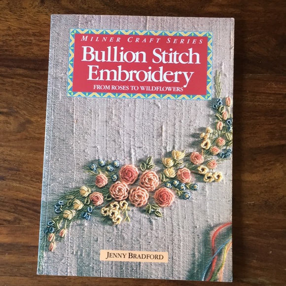 Vintage Bundle of 4 Embroidery Books - Crewel Bullion Stitch Hand Silk Ribbon - Picture 3 of 14